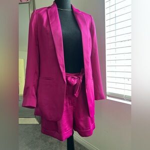 Express Suit Fuchsia NWT
